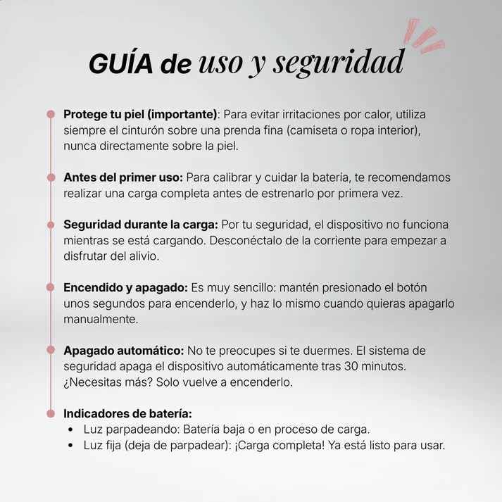 Cinturón Térmico Alivia